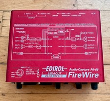 EDIROL FA-66 FireWire Audio Capture - 6 In / 6 Out - 24-bit/192kHz Interface