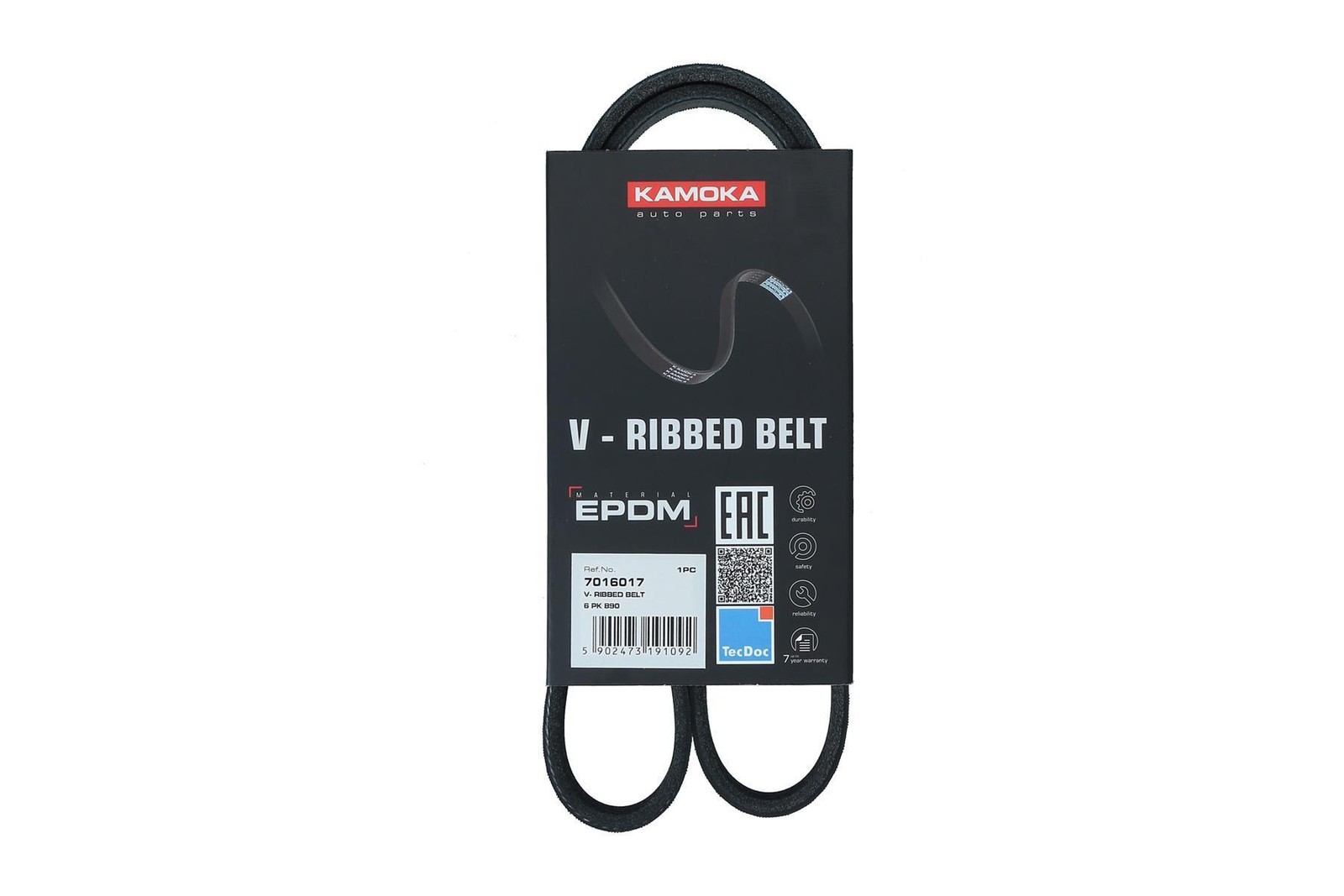Fits KAMOKA 7016017 MULTI-GROOVE BELT 6 PK 890