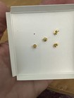 Sydney Evan Gold and Rhodium Plated Sterling Diamond Accent Earrings Set of 4 — photo 3