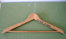 Vintage 5-Star Hotel Bel-Air Ashtray Los Angeles Wooden Hanger