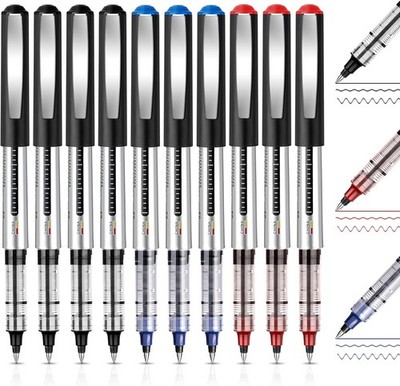 Gelstifte Set, 10 Stück - Schnell Trocknende Tinte, Reibungsloses Schreiben -...