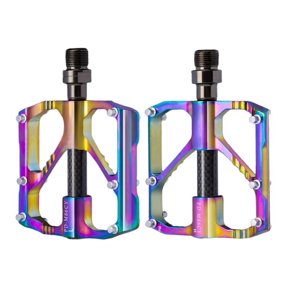 Aluminum Cycling Pedals with Chromoly Steel Axle 9/16 Inch Thread for ...
