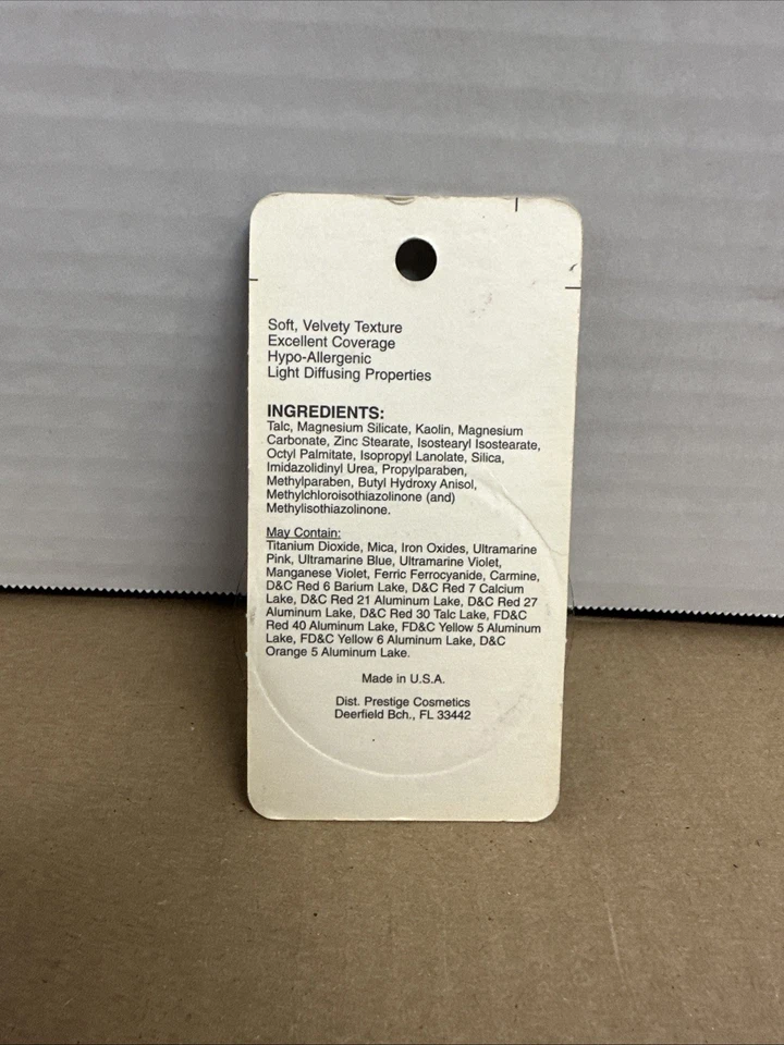 Rubor hipoalergénico PRESTIGE nuevo stock antiguo Foto 2 de 2