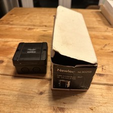 Newlec Cable Junction Boxes - Black IP65 NL9025B Box of 5) 88x88x53mm