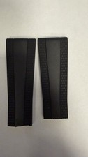 Pre Cut  Breitling 315s Pro IV Black Rubber Band Strap 22-18mm