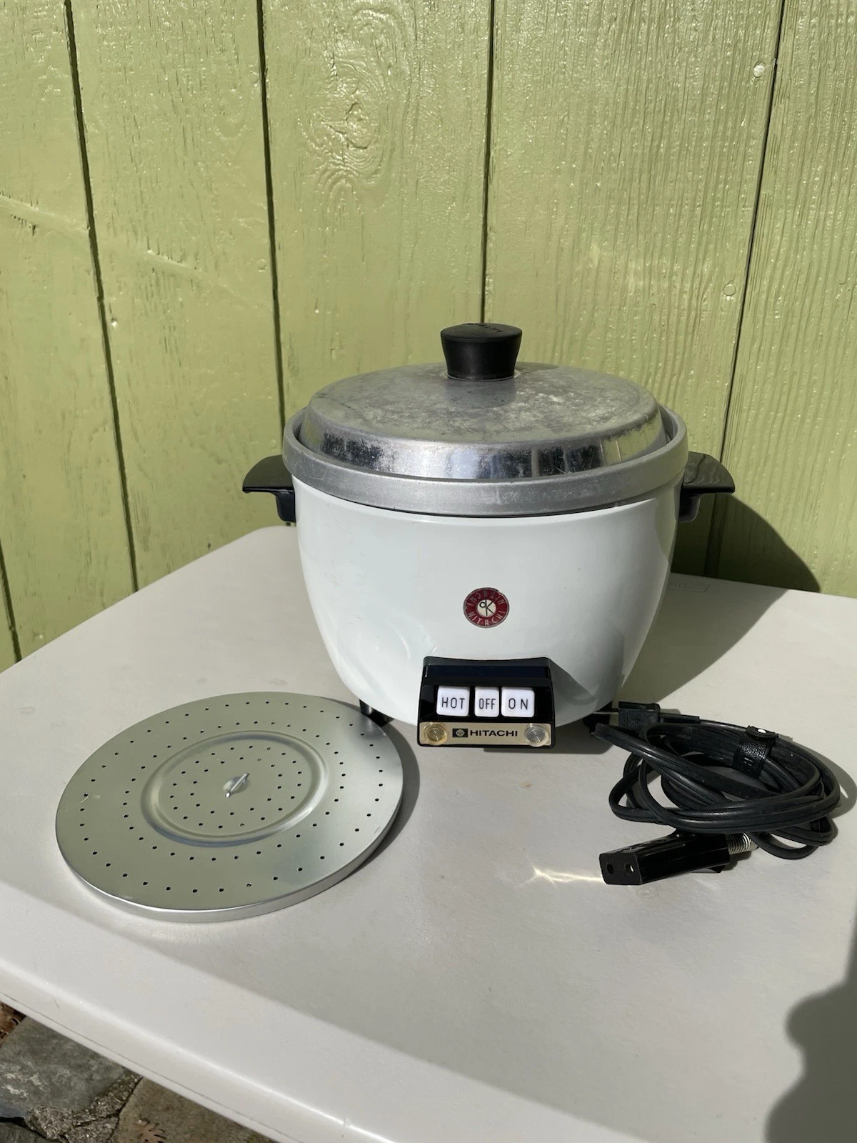 Vintage RARE HITACHI Auto Rice Cooker Food Steamer RD-442 Japan Works Great!