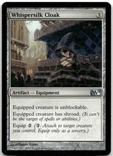 Whispersilk Cloak NM Normal U Magic 2011 (M11) 221