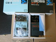 boss ce-5. mt-2. 2 fx pedals