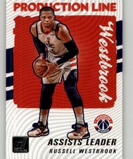 2021-22 Donruss Russell Westbrook Production Line #1 Washington Wizards