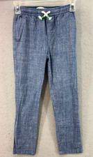 Boden Pants Boys Size 9 Years Denim Drawstring 100 Cotton Coastal Preppy