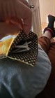 Eyeglass/ Sun Shades  sunflower Cloth Case, Handmade USA, Cotton, Bird Theme — photo 3