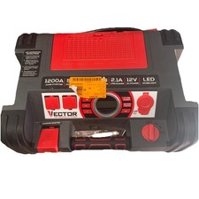  PARTS VECTOR 1200 Peak Amp Automotive Jump Starter, Portable Power PARTS 