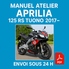 Manuel Atelier Aprilia 125 RS Tuono 2017 Revue Technique Moto RMT CD PDF
