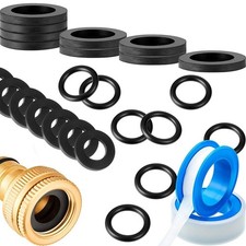 24 Pieces Rubber Hose Washer Set with Tap Sealing Rings for Outdoor Use