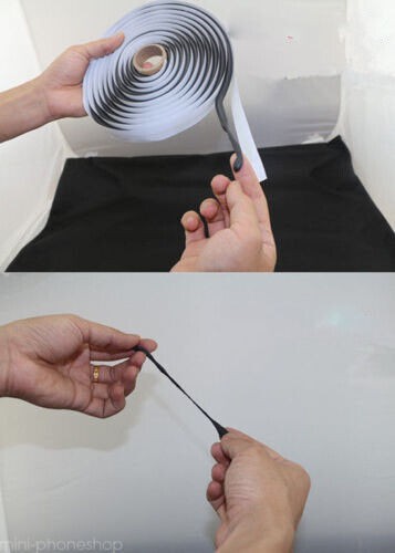 4M High Quality Butyl Rubber Tape Sealant Caulk For Car Windshield Door US Stock