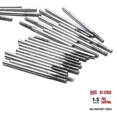  30Pcs Diamond Coated Hole Saw Drill Bits Carving Drilling Hole Tools for 2.0mm