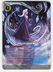 INTO THE UNKNOWN エンチャンテッド Into the Unknown Lorcana | eBay