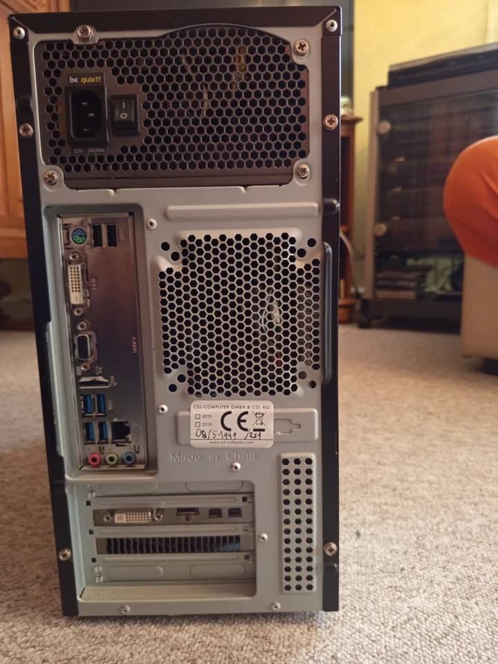 PC – AMD Ryzen 5 2400G, 16GB RAM , 256GB SSD + 750GB HDD, Radeon HD7900, Win11 - Bild 4 von 4