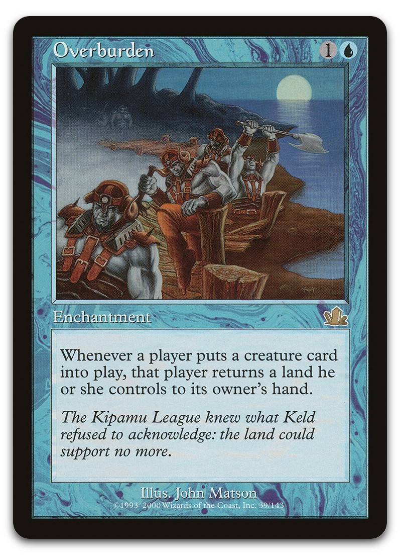 Overburden #39 (NM) Prophecy PCY Magic MTG