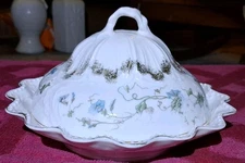 Covered Tureen   Vegetable Porcelain Dish Late 19th-Early 20th Century 