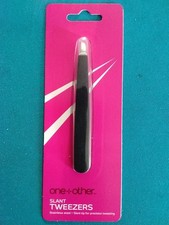 Eine + andere schräge Pinzette Edelstahl und schräge Spitze für Präzisionspinzette