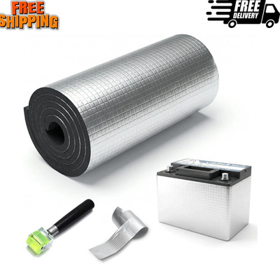 #ad 40quot;x7quot; Car Battery Insulation Kit Cold Weather Thermal Wrap Insulation Kit for $14.99