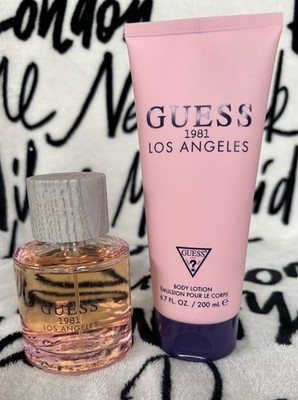 Guess 2 Piece  1981 LOS ANGELES  edp 3.4 fl oz Spray & 6.7 fl oz SCENTED LOTION