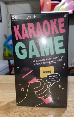 New/Sealed Karaoke Game Family Party Game For People Who Can t Sing 2-10 Players