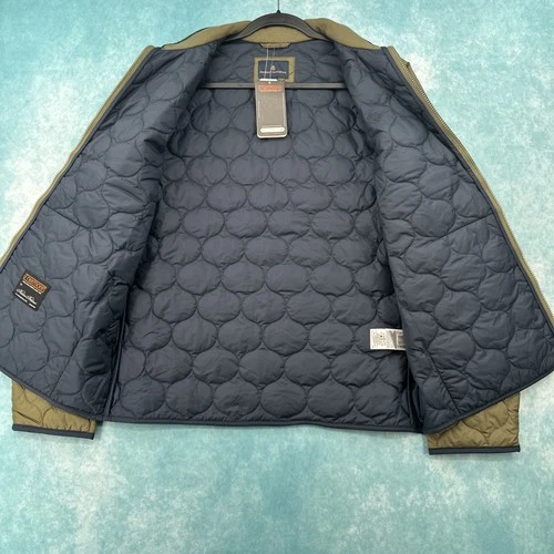 NWT Brooks Brothers Thermore Insulated Onion Quilted Jacket Medium Green NWT image 6
