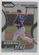 2020 Panini Prizm Warming in the Pen Silver Prizm Brady Singer #WIP-13 n1u