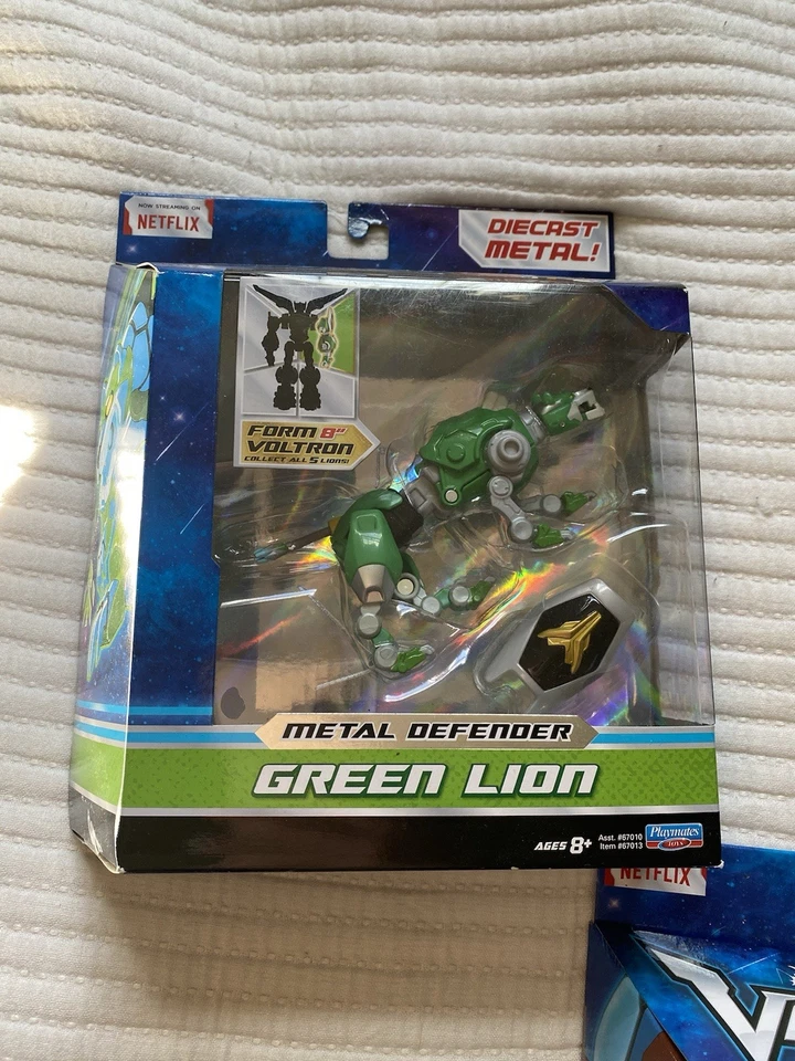 Voltron Legendary Metal Defender Series Complete Set of 5 DieCast Lions 2017 - Image 2 of 4