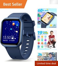 Fitness Tracker Kids Watch - Waterproof, 1.5 Inch Screen, Bluetooth Alerts
