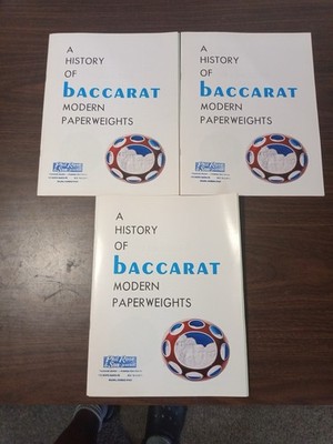 BACCARAT PAPERWEIGHTS HISTORY 1970s DEALER CATALOG LOT + 1978 PRICE LIST BOOKS