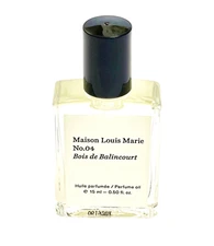 MAISON LOUIS MARIE No.04 Bois de Balincourt PERFUME OIL .5 Oz NEW FREE FAST SHIP