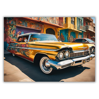 Auto Poster Fahrzeug Wandbild Druck A3 - A1 Interior Design Man Cave Bild Plakat