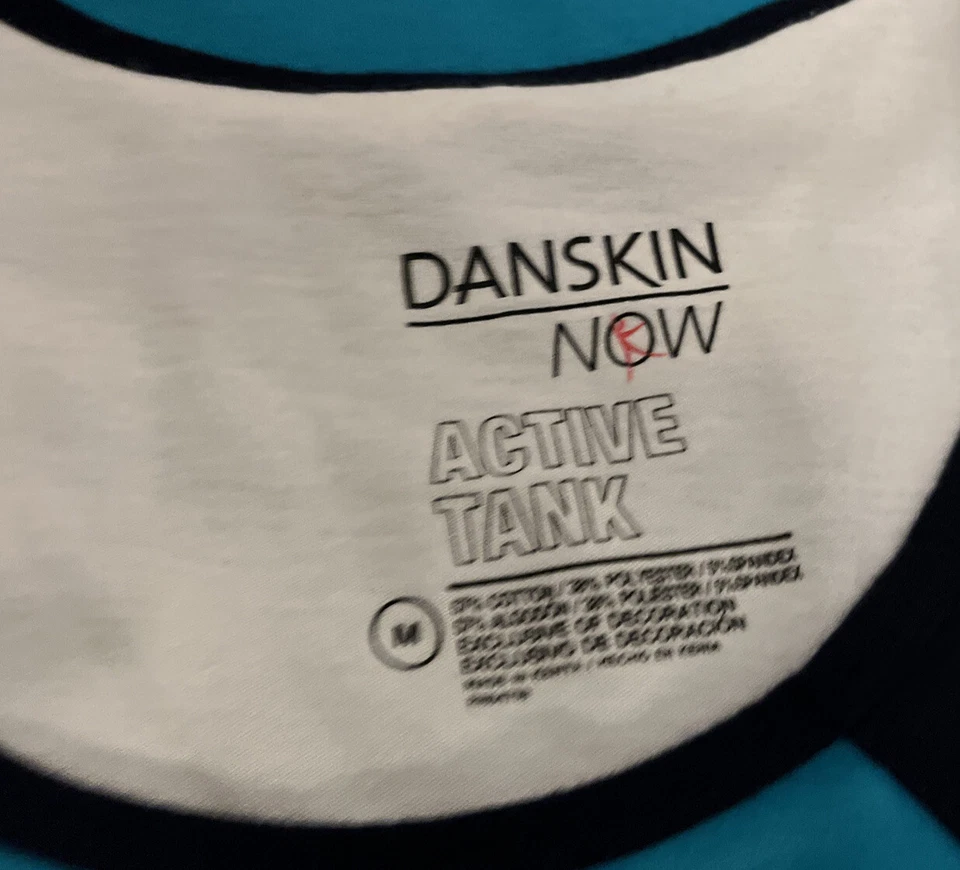 Lote de 2 camisetas sin mangas Danskin Now Active para mujer rosa—azul mediano Foto 4 de 4