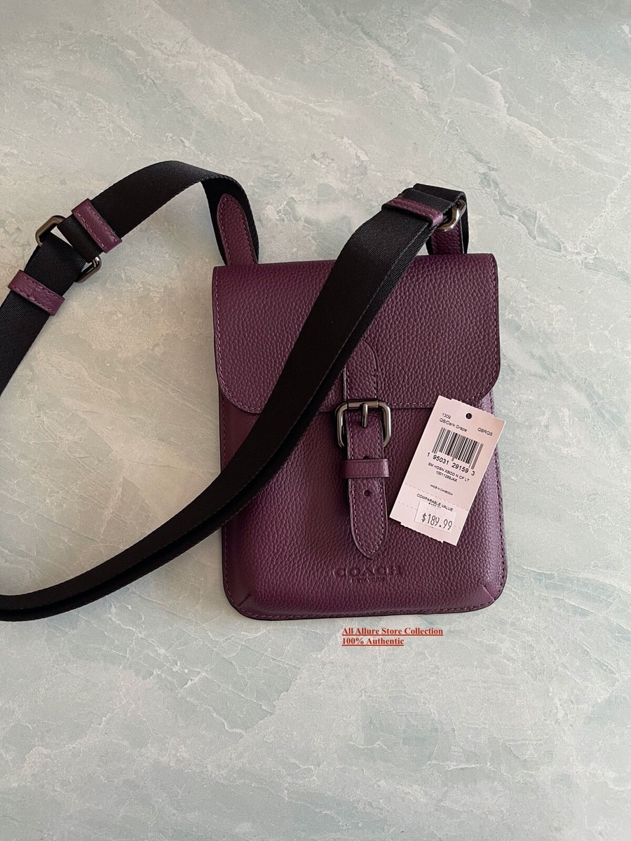 バッグ NEW AUTHENTIC COACH MENS LEATHER SMALL HUDSON CROSS BODY BAG #1309