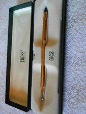 Cross 10KT Gold Ballpoint Pen Ladies New In Box Made In Usa Not In China 4542