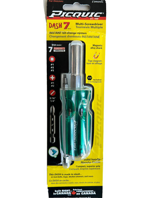 PICQUIC Plus 7 pc. Multi-Bit Screwdriver