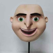 Halloween Masquerade Latex Despicable Me Gru Head Mask Prank Party Cosplay Props