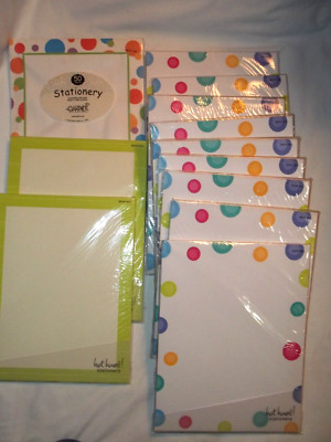 12 packs vintage stationary / copy paper NIP Hot Hues & Gartner 50 sheets each