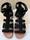 STEVE MADDEN BLACK SUEDE GLADIATOR SANDALS ~ SIZE 7 M ~ ORIGINAL BOX — photo 2