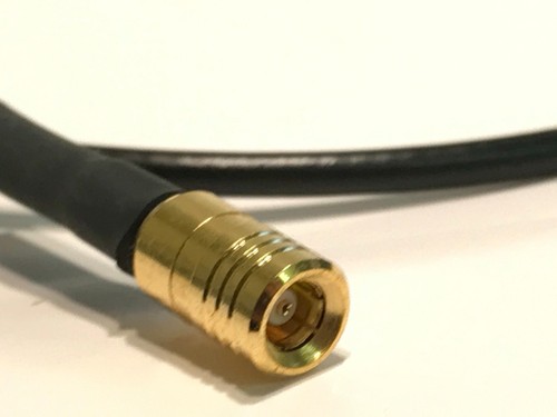 TYCO 1337816-2 SMB FEMALE TO RIGHT ANGLE SMB FEMALE 50CM 4GHz TEST CABLE ac1b39 - Picture 4 of 4