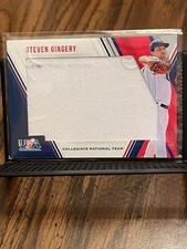 STEVEN GINGERY 2018 STARS & STRIPES USA NATIONAL TEAM ROOKIE JERSEY PATCH /299!!