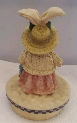 Our America Easter Candle Topper Mrs. Bunny Rabbit w/Yellow Sweater Bird House - Picture 3 of 12