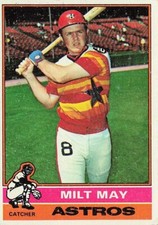 Milt May 1976 TOPPS Baseball Card #532