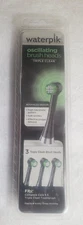 Waterpik OTRB-3WB Oscillating Tooth Brush Heads Triple Clean 3 Pack Black sealed