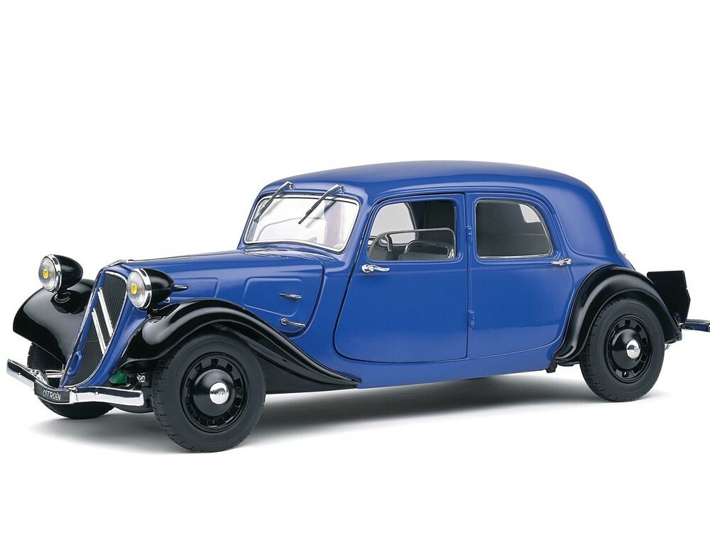 1/18 Solido 1937 Citroen Traction Diecast Model Car Blue S1800906