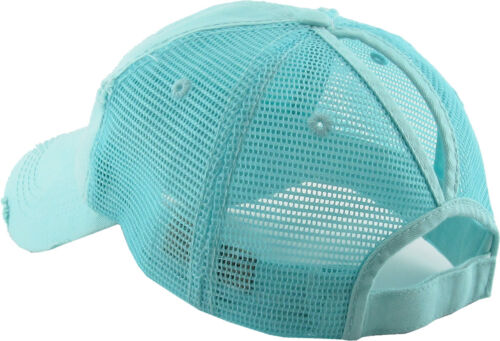 Ponycap Messy High Bun Ponytail Adjustable Mesh Trucker Baseball Cap Hat - Picture 28 of 134