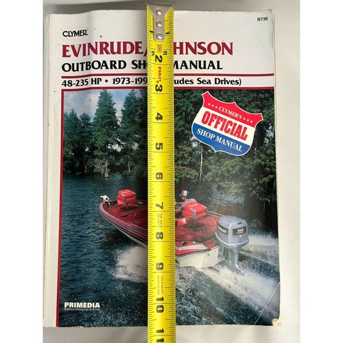 Evinrude/Johnson Outboard shop manual 48-235 HP (1973-1990) includes Sea Drives - Picture 9 of 10